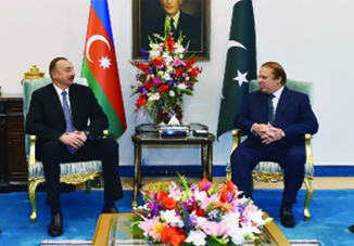 Президент Азербайджана Ильхам Алиев встретился с премьер-министром Пакистана Мохаммадом Навазом Шарифом