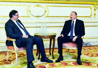 Состоялась встреча Президента Азербайджана Ильхама Алиева с президентом компании Total