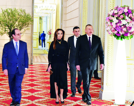 Официальный визит Президента Азербайджана Ильхама Алиева во Францию