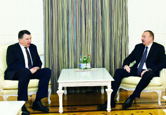 Состоялась встреча Президента Азербайджана Ильхама Алиева с Президентом Латвии Раймондсом Вейонисом