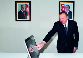 Президент Ильхам Алиев принял участие в открытии подстанции «Сарыджалар» в Саатлы