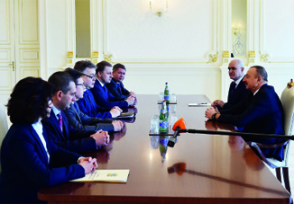 Президент Ильхам Алиев принял делегацию во главе с губернатором Ставропольского края России