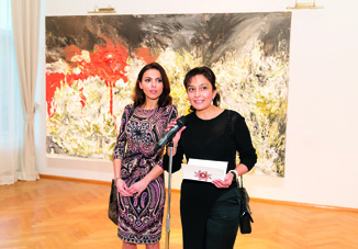 В Вене открылась персональная выставка Landscaped талантливого азербайджанского художника Аиды Махмудовой