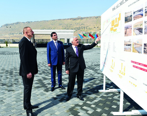 Президент Ильхам Алиев принял участие в открытии нового кампуса Бакинской высшей школы нефти