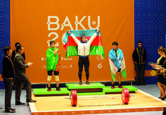 Азербайджанская атлетка Анастасия Ибрагимли, обновив пять рекордов, стала победительницей «Баку-2017»