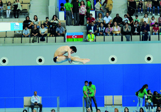 «Баку-2017»: азербайджанский спортсменстал обладателем серебряной медали на соревнованиях по прыжкам в воду