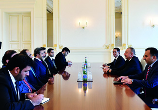 Президент Ильхам Алиев принял делегацию Объединенных Арабских Эмиратов