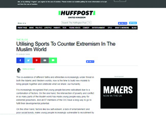 Huffington Post: «Спорт — важный фактор в борьбе с экстремизмом»