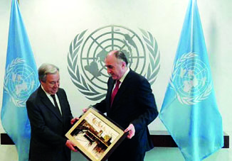 Антонио Гутерреш: «Азербайджан активно участвует в инициативах и программах ООН»