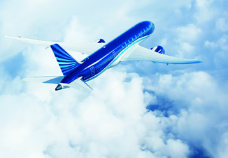 Авиакомпания AZAL объявила о намерении приобрести четыре самолета Boeing 787 Dreamliner