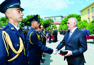 Состоялась церемония выпуска курсантов Военного лицея имени Гейдара Алиева