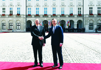 Церемония официальной встречи Президента Азербайджана Ильхама Алиева