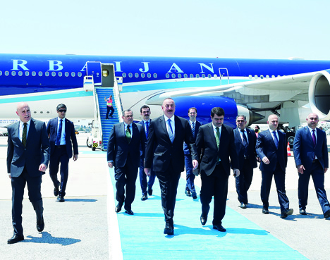 Визит Президента Азербайджана Ильхама Алиева в Турцию