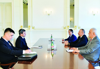 Президент Ильхам Алиев принял заместителя председателя Кабинета Министров Туркменистана