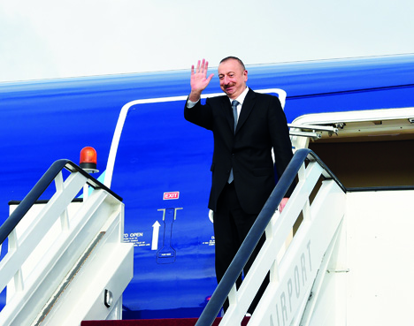 Завершился официальный визит Президента Азербайджана Ильхама Алиева в Латвию