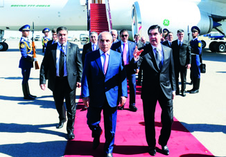 Встреча в Международном аэропорту Гейдар Алиев