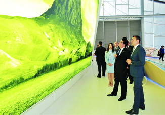Президент Туркменистана Гурбангулы Бердымухамедов побывал в Центре Гейдара Алиева