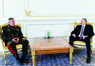 Президент Азербайджана Ильхам Алиев принял председателя Государственного пограничного комитета Беларуси