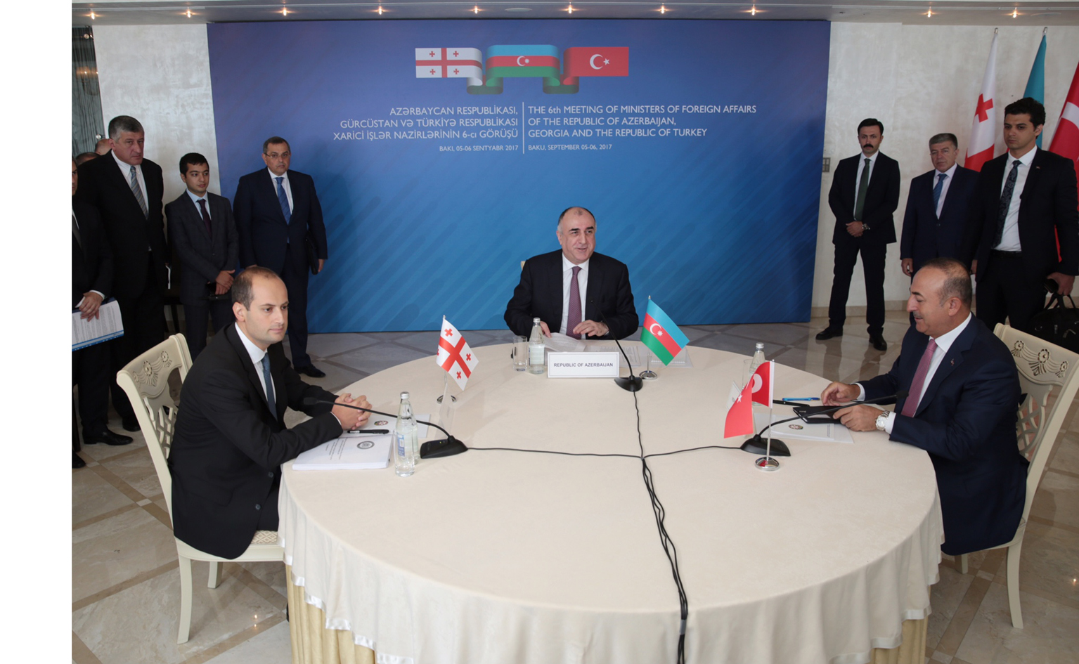 В Баку состоялась VI трехсторонняя встреча министров иностранных дел Азербайджана, Грузии и Турции