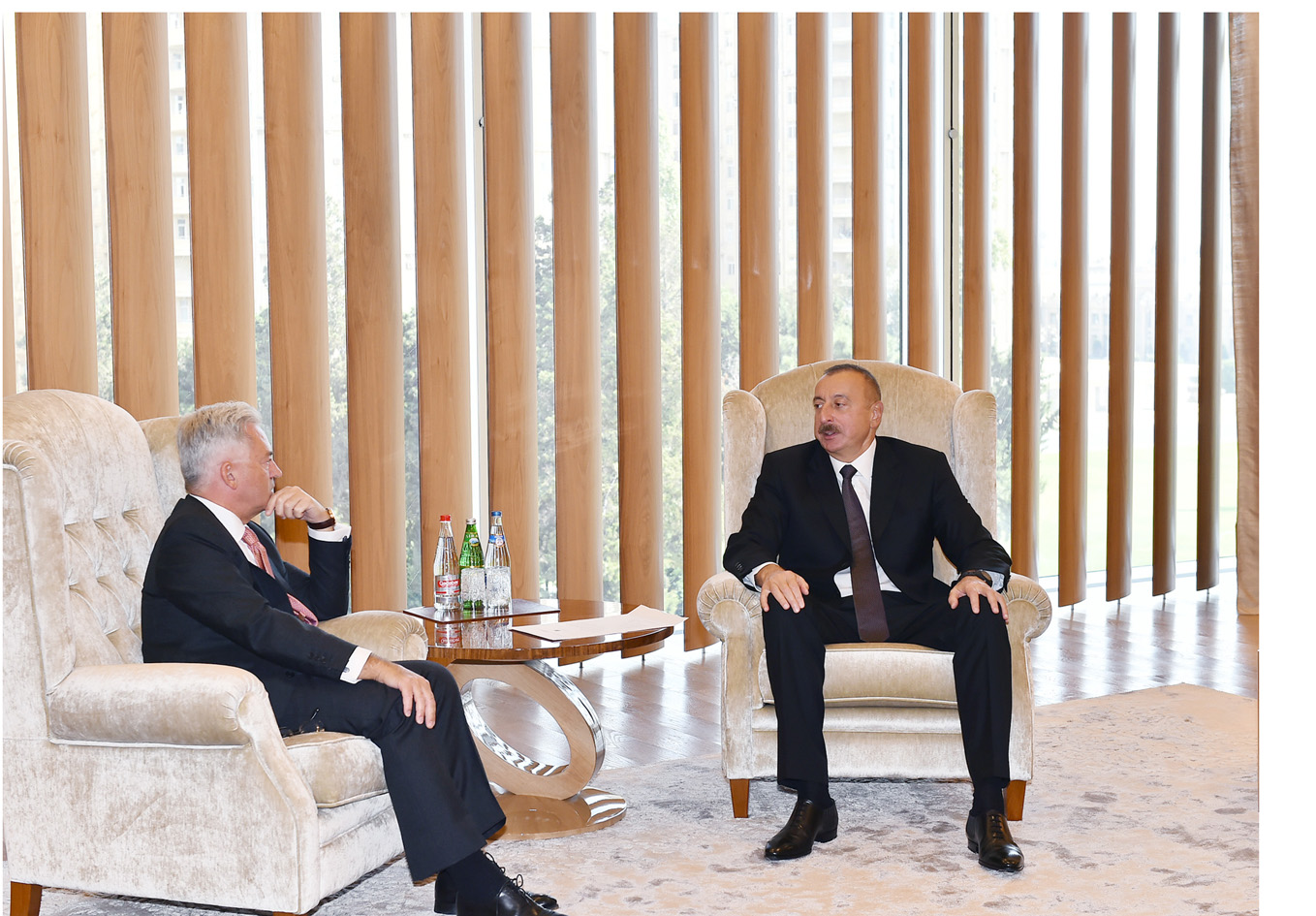 Президент Ильхам Алиев встретилсяс государственным министром Великобритании