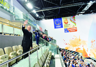 Азербайджанские волейболистки, одержав победу над сборной Германии, вышли в четвертьфинал чемпионата Европы
