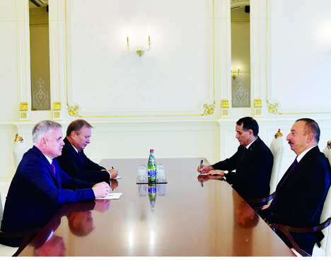 Президент Ильхам Алиев принял государственного секретаря Совета безопасности Беларуси