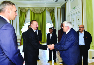 Президент Ильхам Алиев принял делегацию 55-й Конвенции Всемирного боксерского совета