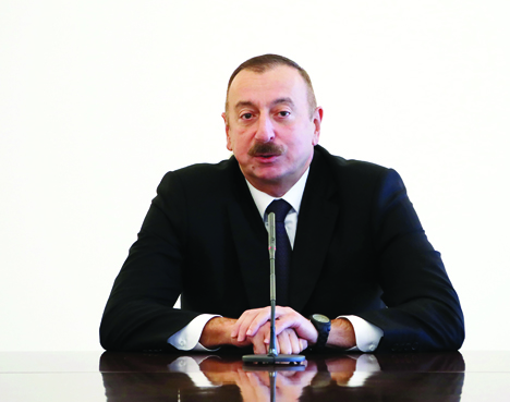 Президент Азербайджана Ильхам Алиев принял национальную женскую волейбольную сборную
