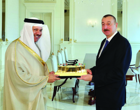 Президент Ильхам Алиев принял делегацию Совета сотрудничества арабских государств Персидского залива