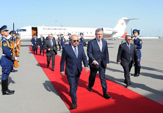 Премьер-министр Грузии Георгий Квирикашвили прибыл с визитом в Азербайджан