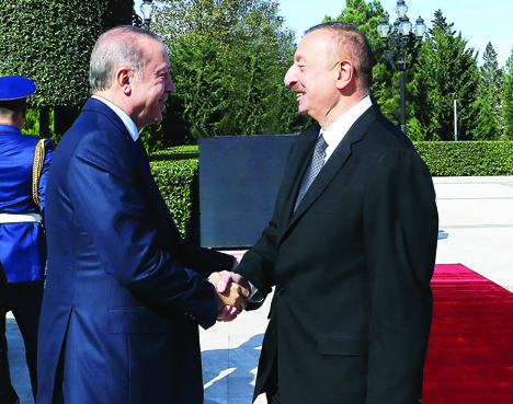 Визит Президента Турции Реджепа Тайипа Эрдогана в Азербайджан