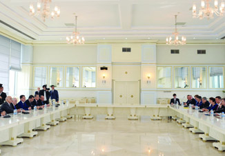 Состоялось 14-е заседание межпарламентской комиссии по сотрудничеству Милли МеджлисаАзербайджана и Федерального Собрания России