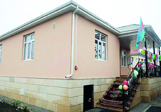 В Загатальском районе для семьи Национального героя построен индивидуальный дом