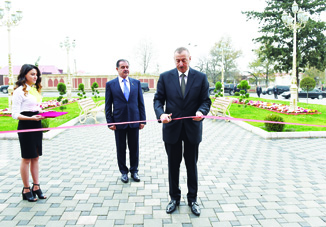 Президент Ильхам Алиев принял участие в открытии музея Мирзы Шафи Вазеха в Гяндже