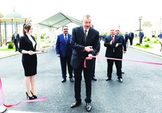 Президент Ильхам Алиев открыл новый комплекс общежитий Азербайджанского государственного аграрного университета
