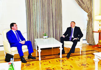 Президент Азербайджана Ильхам Алиев принял первого заместителя премьер-министра Казахстана