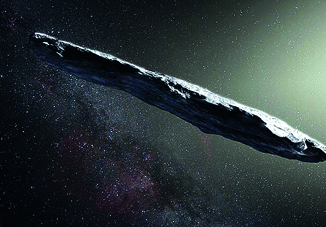 Астрономы впервые обнаружили в Солнечной системе межзвездный астероид