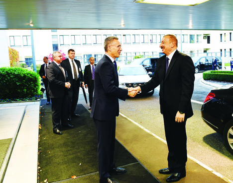 Рабочий визит Президента Азербайджана Ильхама Алиева в Бельгию