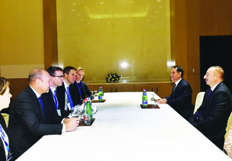 Президент Ильхам Алиев принял министра иностранных дел Эстонии