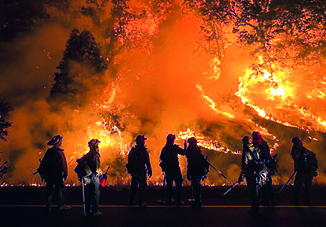 В Калифорнии около 200 тысяч человек эвакуировали из-за лесных пожаров