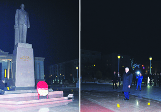 Премьер-министр Турции посетил памятник великому лидеру Гейдару Алиеву в Нахчыване