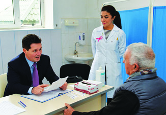 В Габалинском районе были проведены медицинские обследования в связи с онкологическими заболеваниями