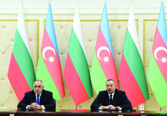 Президент Азербайджана и премьер-министр Болгарии выступили с заявлениями для печати