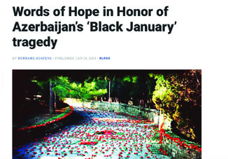 Дурдана Агаева: «Черный январь — трагический день в истории моего народа»