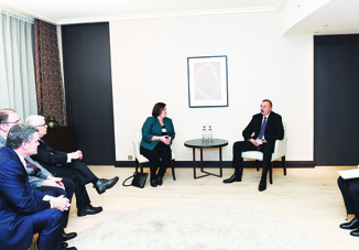 Состоялась встреча Президента Ильхама Алиева с исполнительным вице-президентом компании CISCO