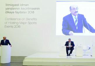 В Баку прошла международная конференция «Польза для страны-организатора от проведения крупномасштабных спортивных соревнований-2018»