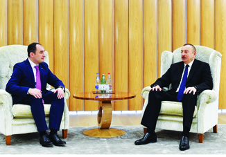 Президент Ильхам Алиев встретился с первым заместителем премьер-министра Грузии