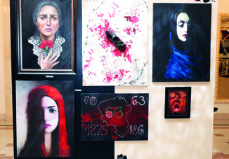 Состоялись художественная выставка и литературно- художественное мероприятие «Голос Карабаха» в связи с 26-й годовщиной Ходжалинского геноцида