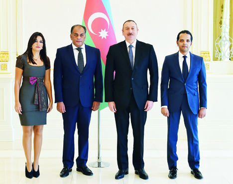Президент Ильхам Алиев принял верительные грамоты новоназначенного посла Египта в Азербайджане