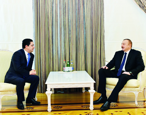 Президент Ильхам Алиев принял делегацию во главе с министром иностранных дел и международного сотрудничества Марокко
